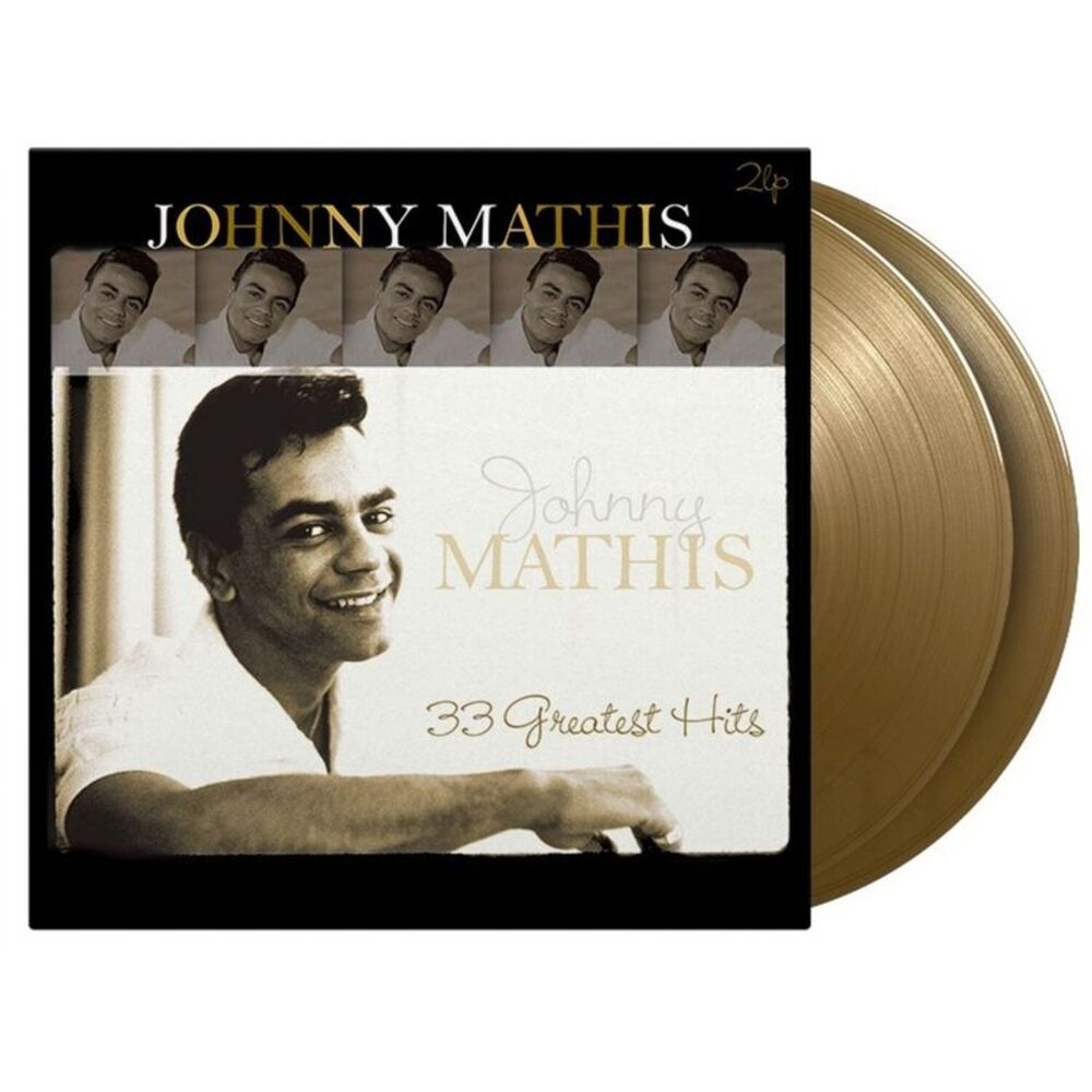 Johnny Mathis - 33 Greatest Hits - 180gm Gold Vinyl  LP LP